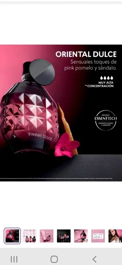 Perfume Sweet Black Oriental Dulce - miniatura 2