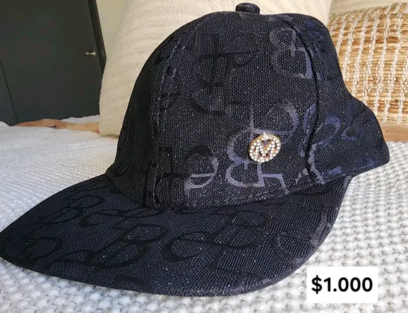 Gorra de béisbol con diseño estampado y logo - 1