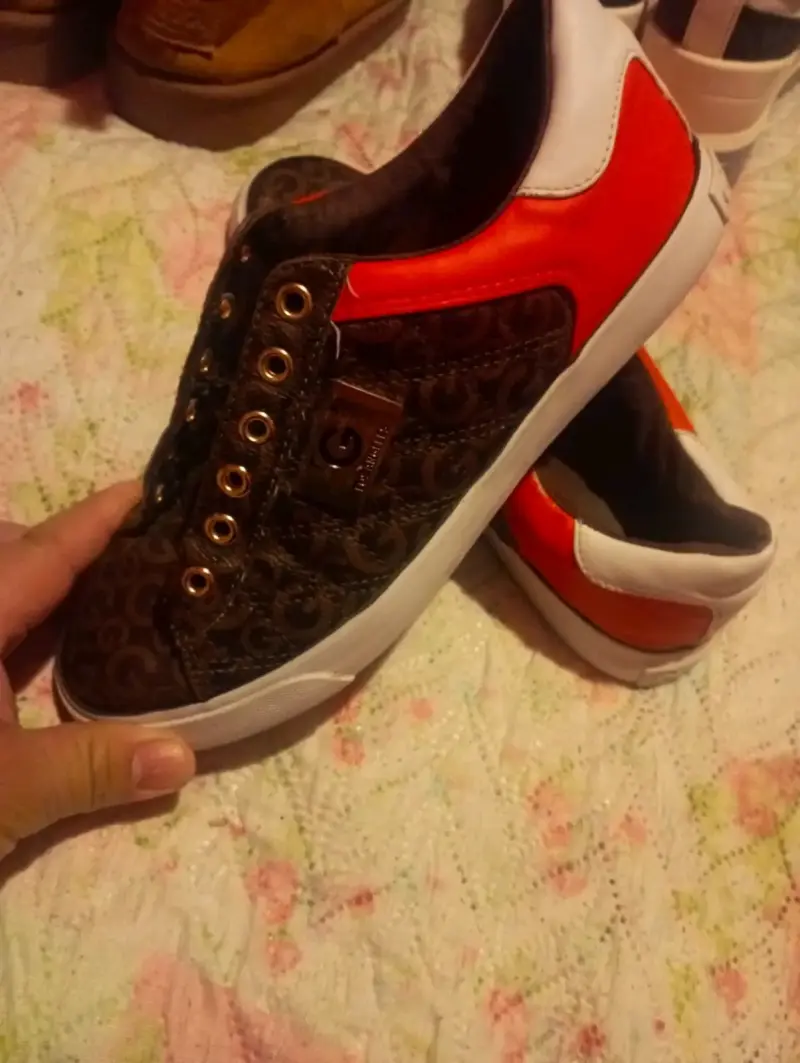 Zapatillas deportivas beige y gris Michael Kors - 4