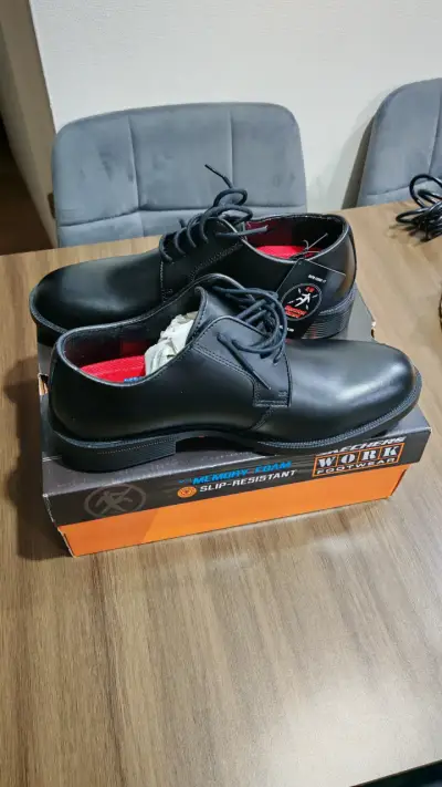 Zapatos de trabajo hombre - skechers - miniatura 3