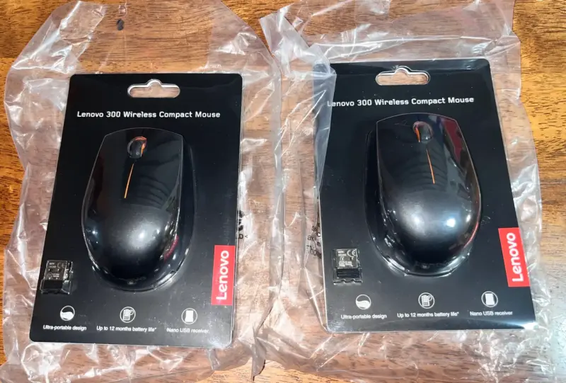 Mouse inalámbrico compacto Lenovo 300