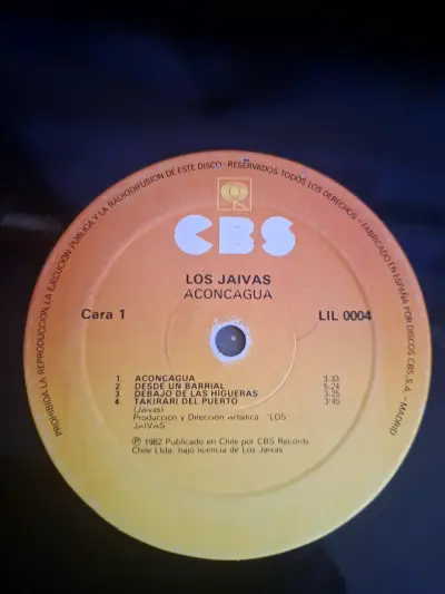 Vinilo Los Jaivas Aconcagua con funda original - miniatura 5