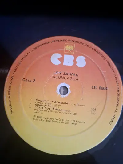 Vinilo Los Jaivas Aconcagua con funda original - miniatura 6