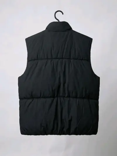 Chaleco sin mangas negro para hombre - miniatura 2