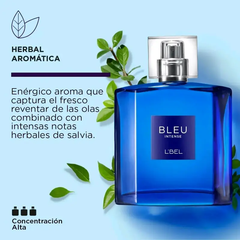Perfume Bleu Intense de L'Bel para hombre - 4