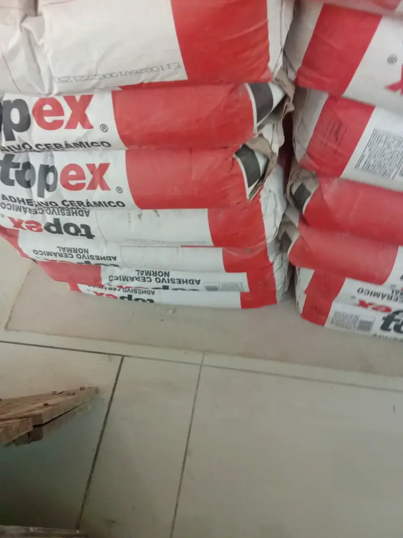 Adhesivo cerámico Topex para pisos y muros 25 kg - 5