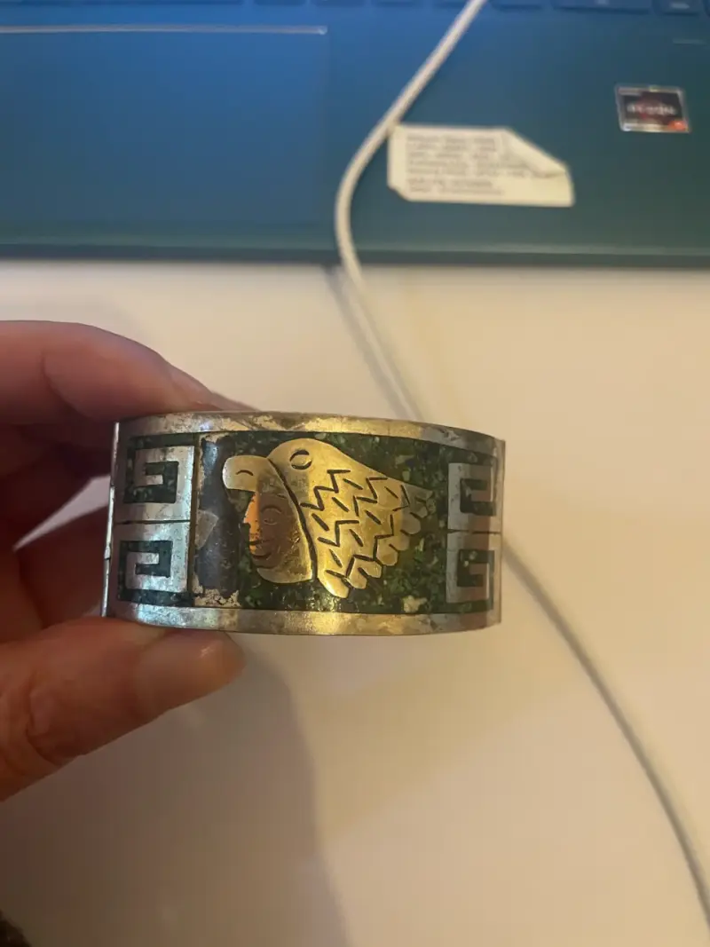 Brazalete de plata Mexicana - 5