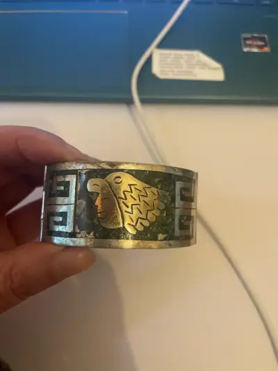 Brazalete de plata Mexicana - miniatura 5