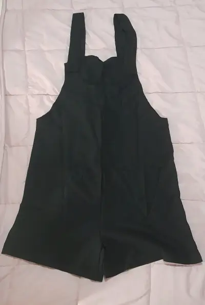 Enterito corto negro para mujer - miniatura 1