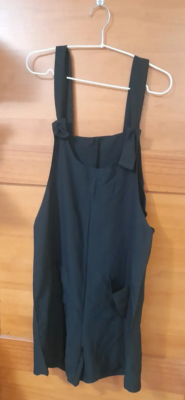 Enterito corto negro para mujer - 2