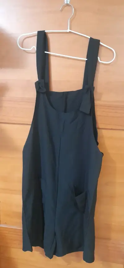 Enterito corto negro para mujer - miniatura 2