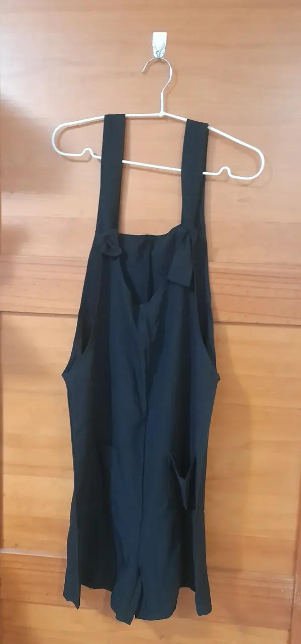 Enterito corto negro para mujer - 3
