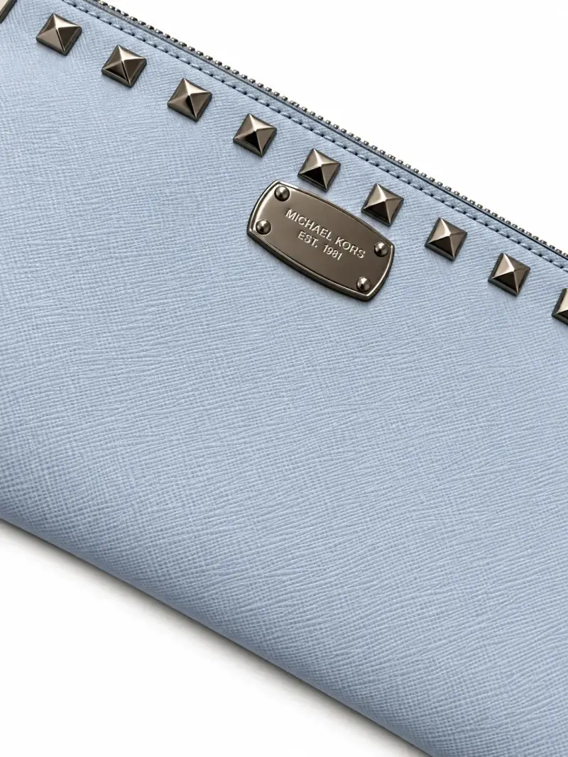 Cartera de mano azul Michael Kors con tachas - 3