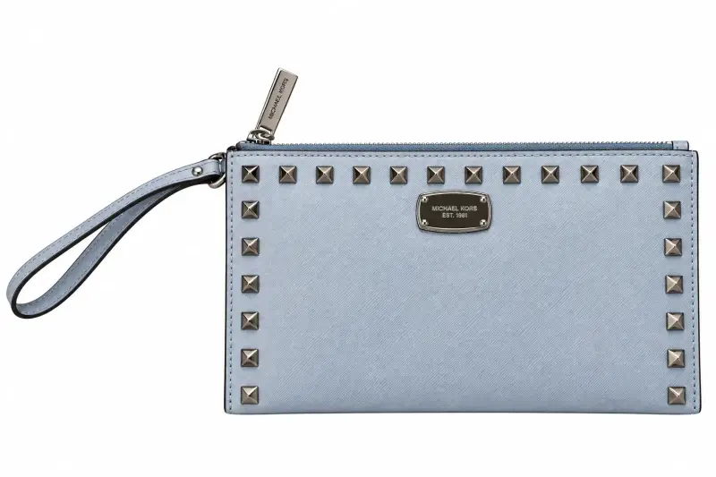 Cartera de mano azul Michael Kors con tachas - 5