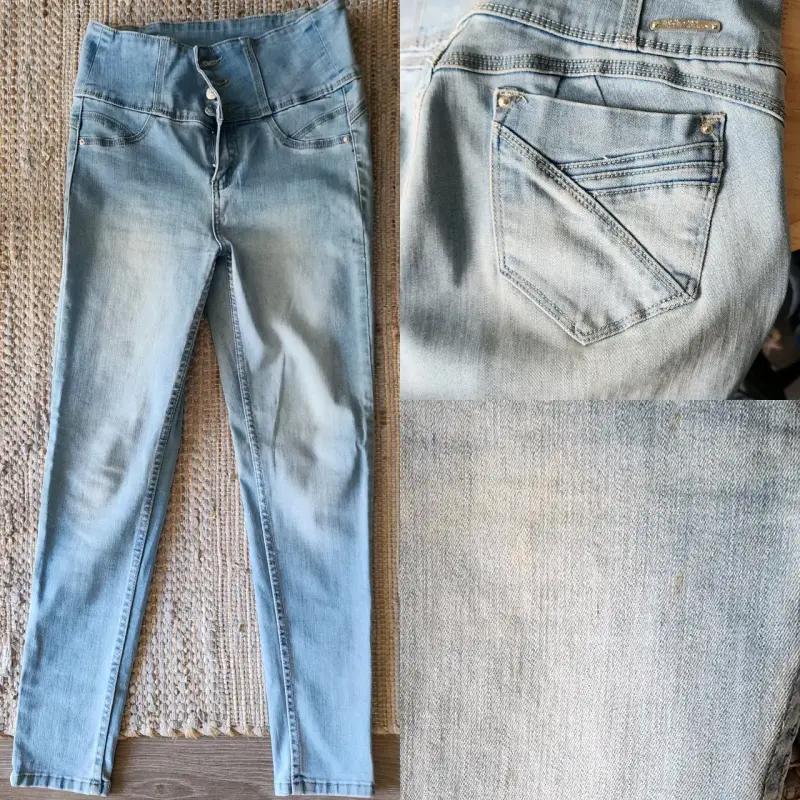 Jeans pretina alta. Marca Mossimo 38 - 1