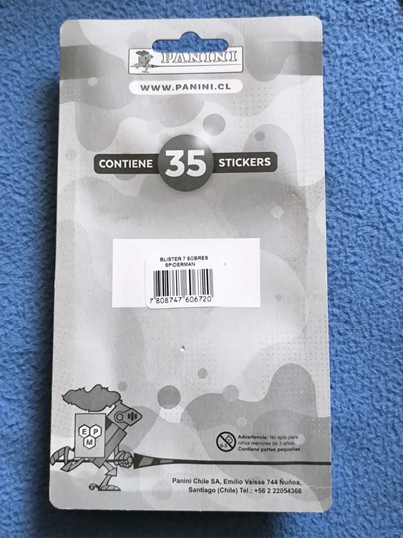 Blister de Stickers Spider-Man Lejos de Casa - 2