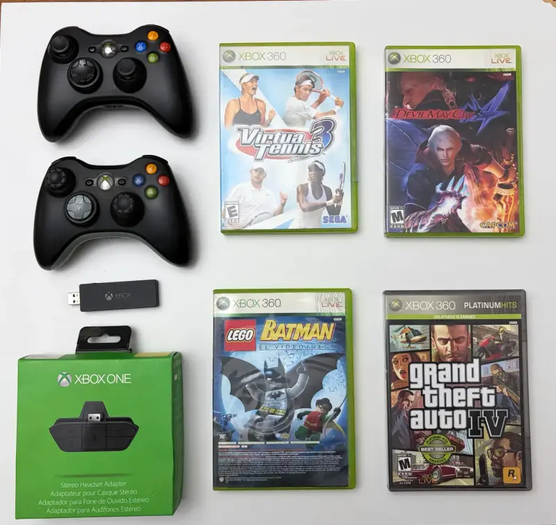Controles juegos y accesorios Xbox 360
