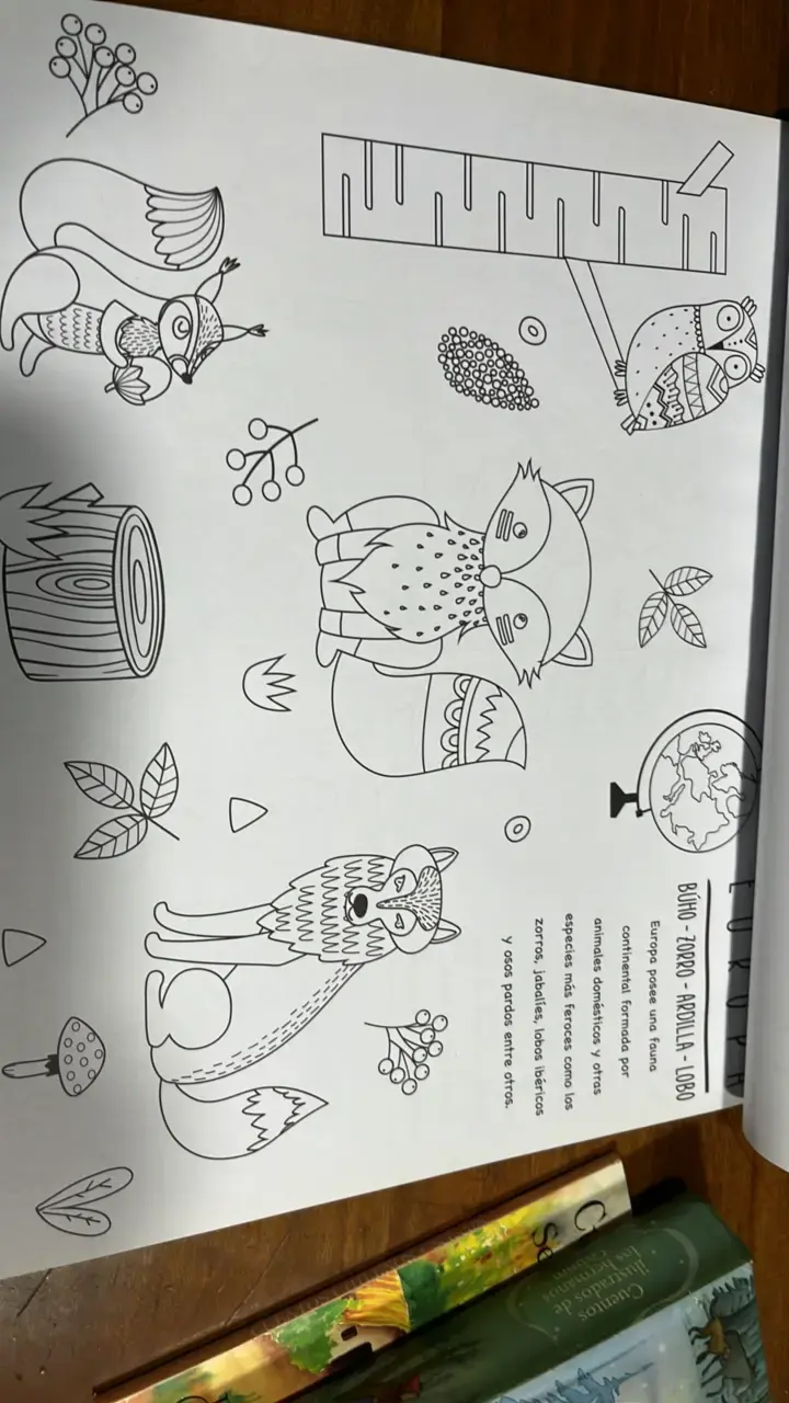 Libro para colorear Animales del Mundo Artel - 2
