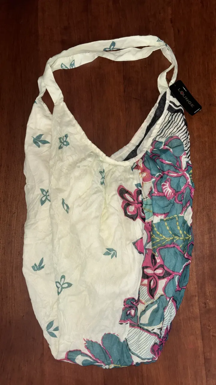 Bolso de tela estampado floral Lounge - 1