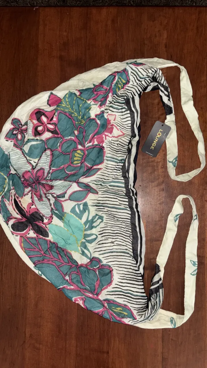 Bolso de tela estampado floral Lounge - 2
