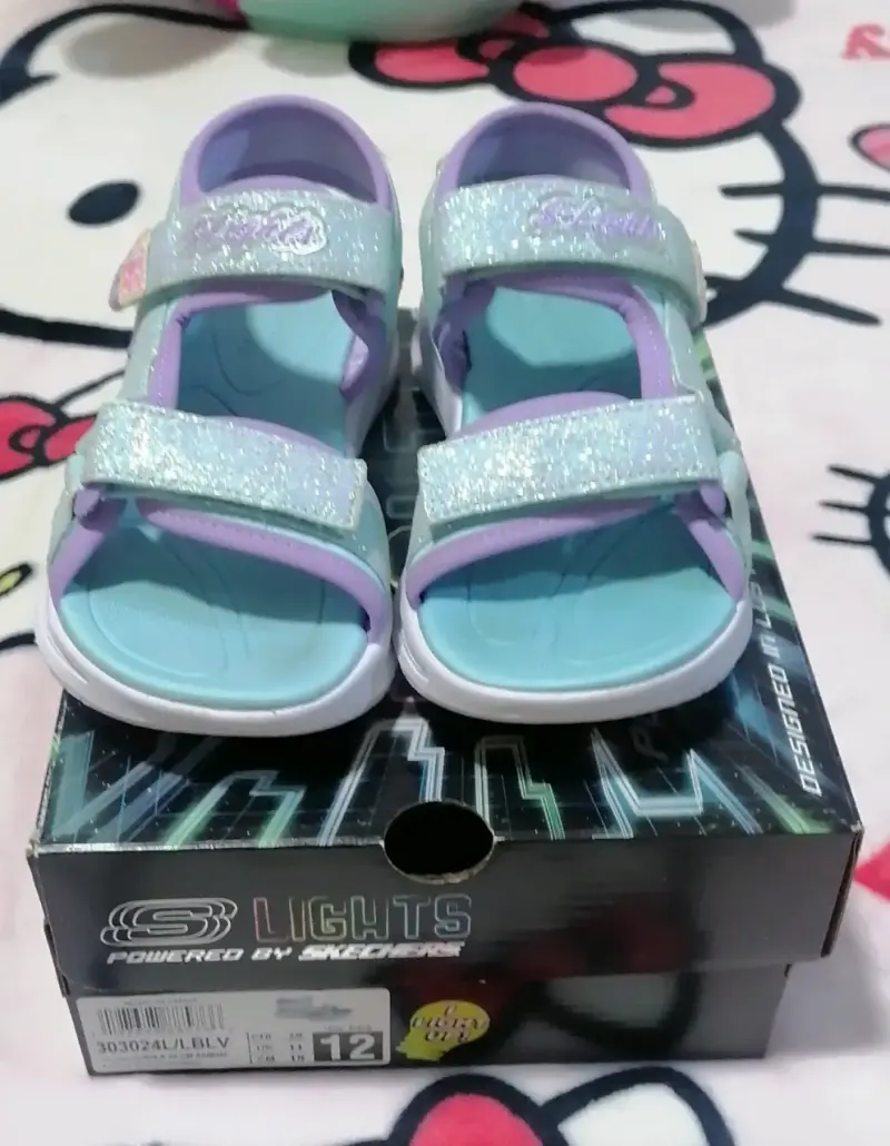 Sandalias Skechers S Lights Niña con Luces Nro 28 - 2