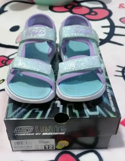 Sandalias Skechers S Lights Niña con Luces Nro 28 - miniatura 2