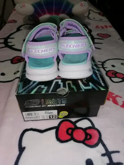 Sandalias Skechers S Lights Niña con Luces Nro 28 - miniatura 4