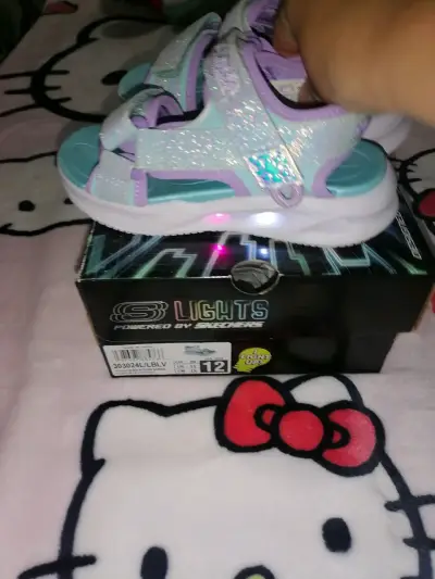 Sandalias Skechers S Lights Niña con Luces Nro 28 - miniatura 5