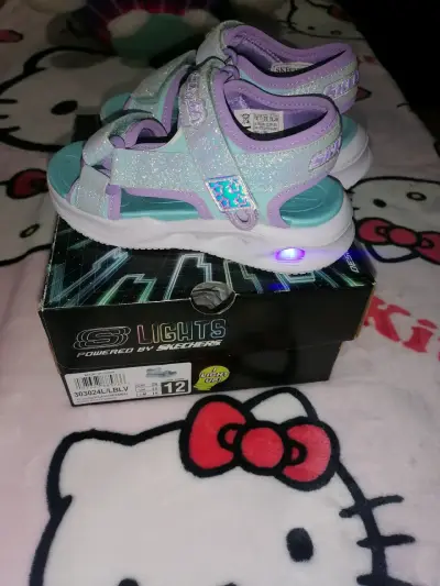 Sandalias Skechers S Lights Niña con Luces Nro 28 - miniatura 6