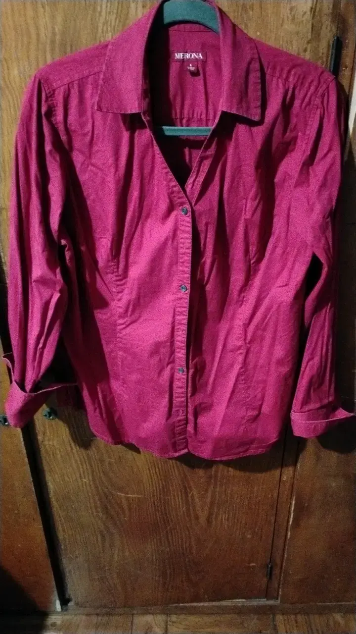 Camisa roja de mujer Merona - 1