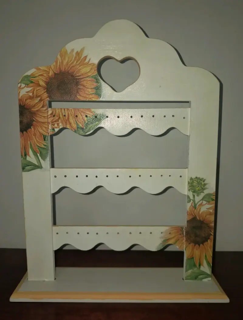 Set de organizador y caja decorativa con girasoles - 3