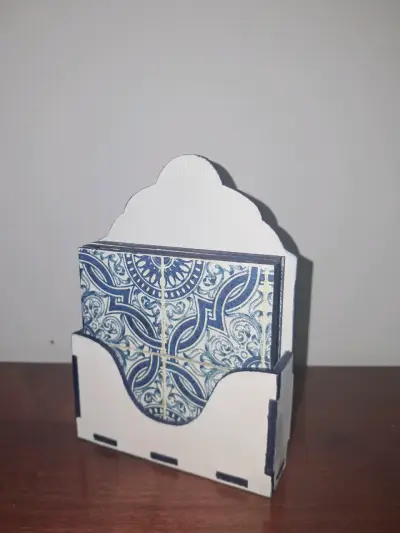 Set de posavasos decorativos con soporte - miniatura 2