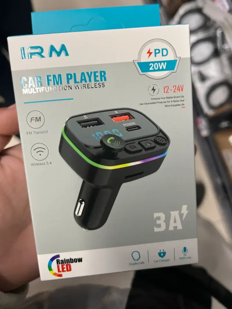 Transmisor FM convertidor Bluetooth