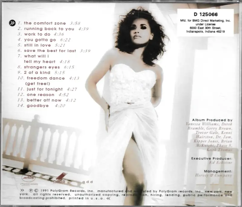 Vanessa Williams - The Comfort Zone (CD) - 2