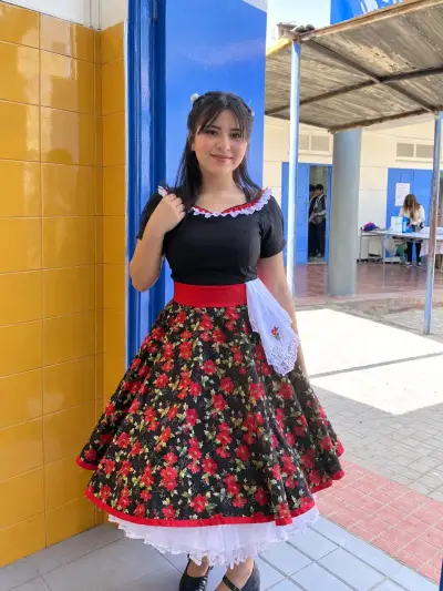 Vestido de huasa cueca - miniatura 1