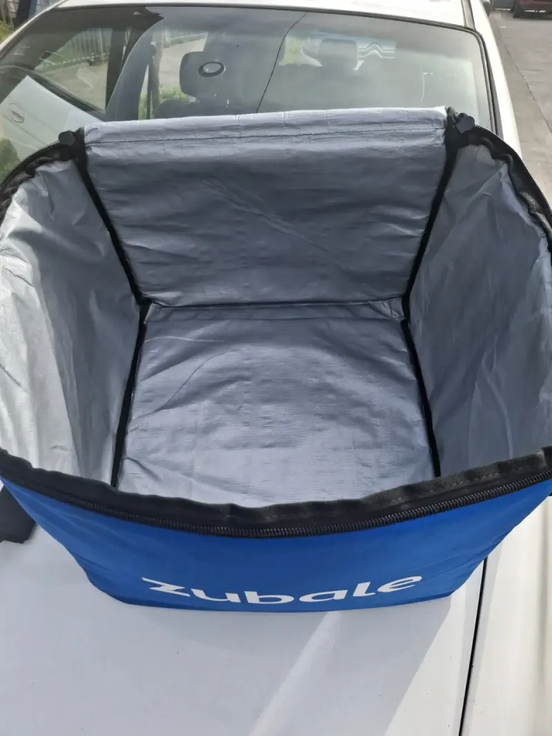 Bolsa térmica azul Zubale para delivery - 3