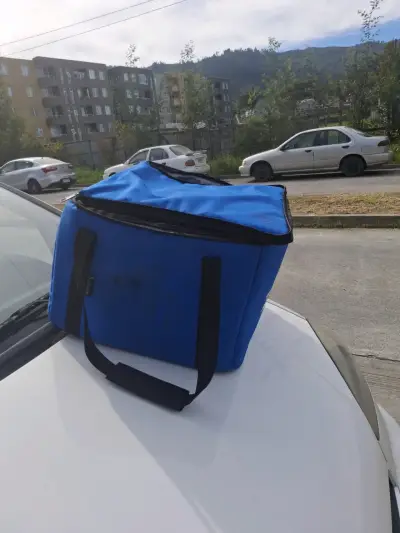 Bolsa térmica azul Zubale para delivery - miniatura 6