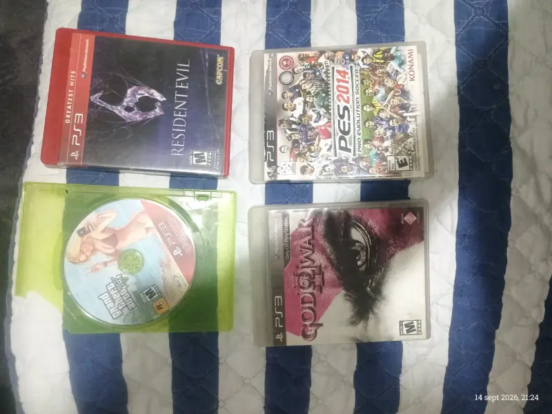 Consola PlayStation 3 Slim con control y juegos - 2