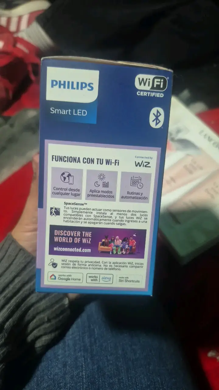 Ampolleta LED Inteligente Philips WiZ 60W - 2