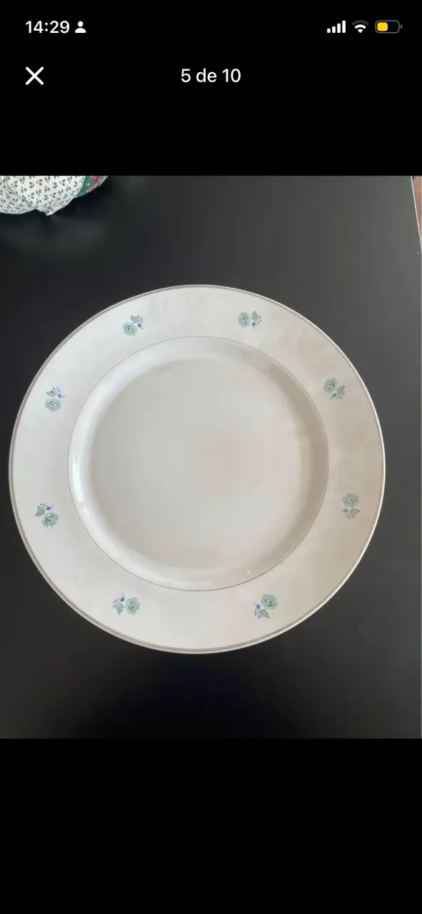 Juego de vajilla de FANALOZA con diseño floral - 3