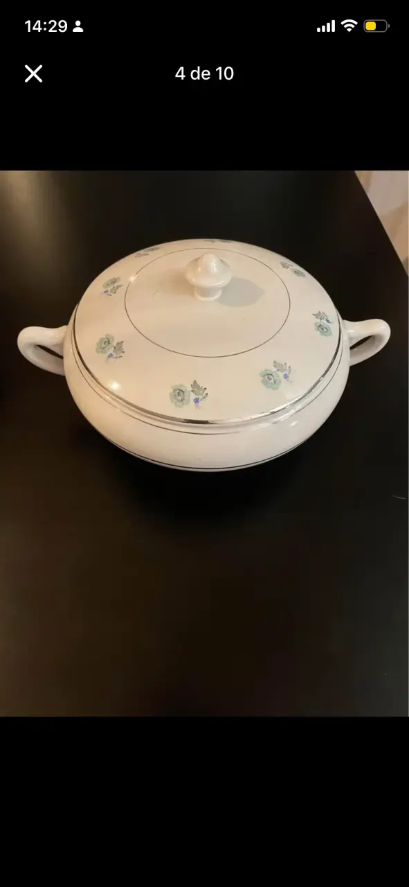 Juego de vajilla de FANALOZA con diseño floral - 5