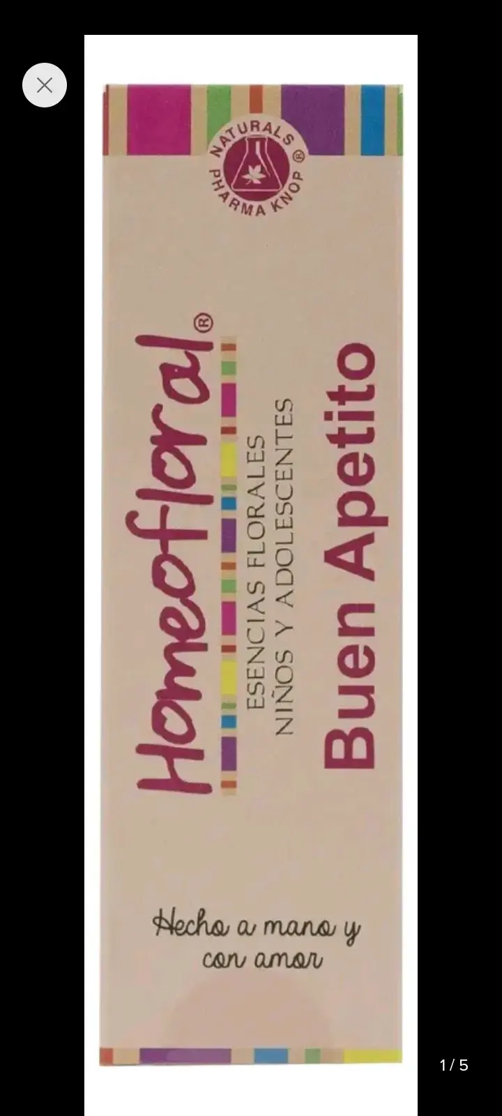 Esencias Florales Homeofloral Buen Apetito para Niños - 1