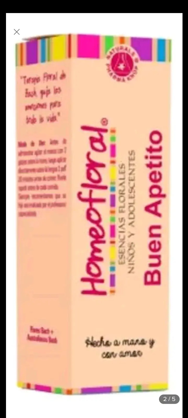 Esencias Florales Homeofloral Buen Apetito para Niños - 2