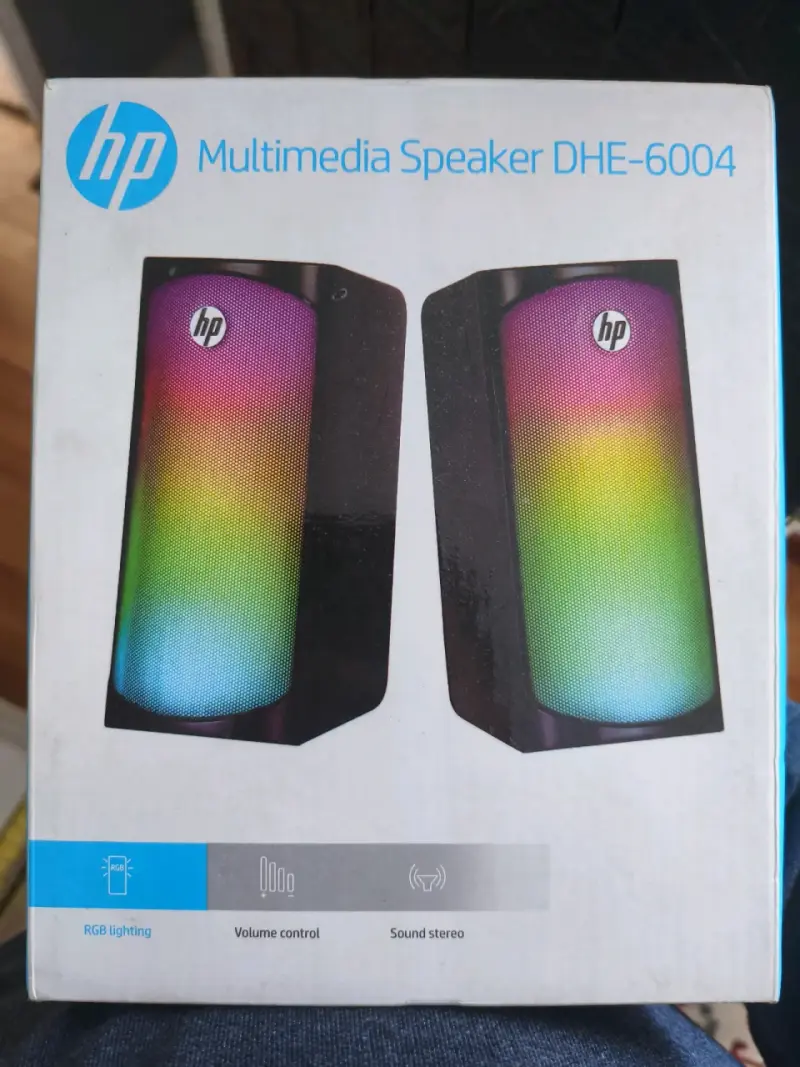 Parlantes Multimedia HP DHE-6004 con Iluminación RGB