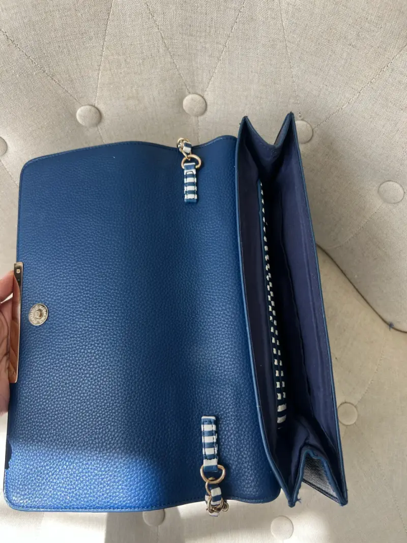 Cartera de mano azul - 3