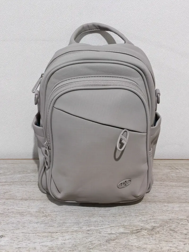Mochila para dama pequeña gris - 3