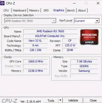 PC Gamer Xeon / 32GB RAM / RX 7600 8GB / 1TB NVMe - miniatura 3