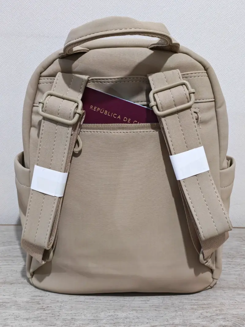 Mochila para dama beige - 4