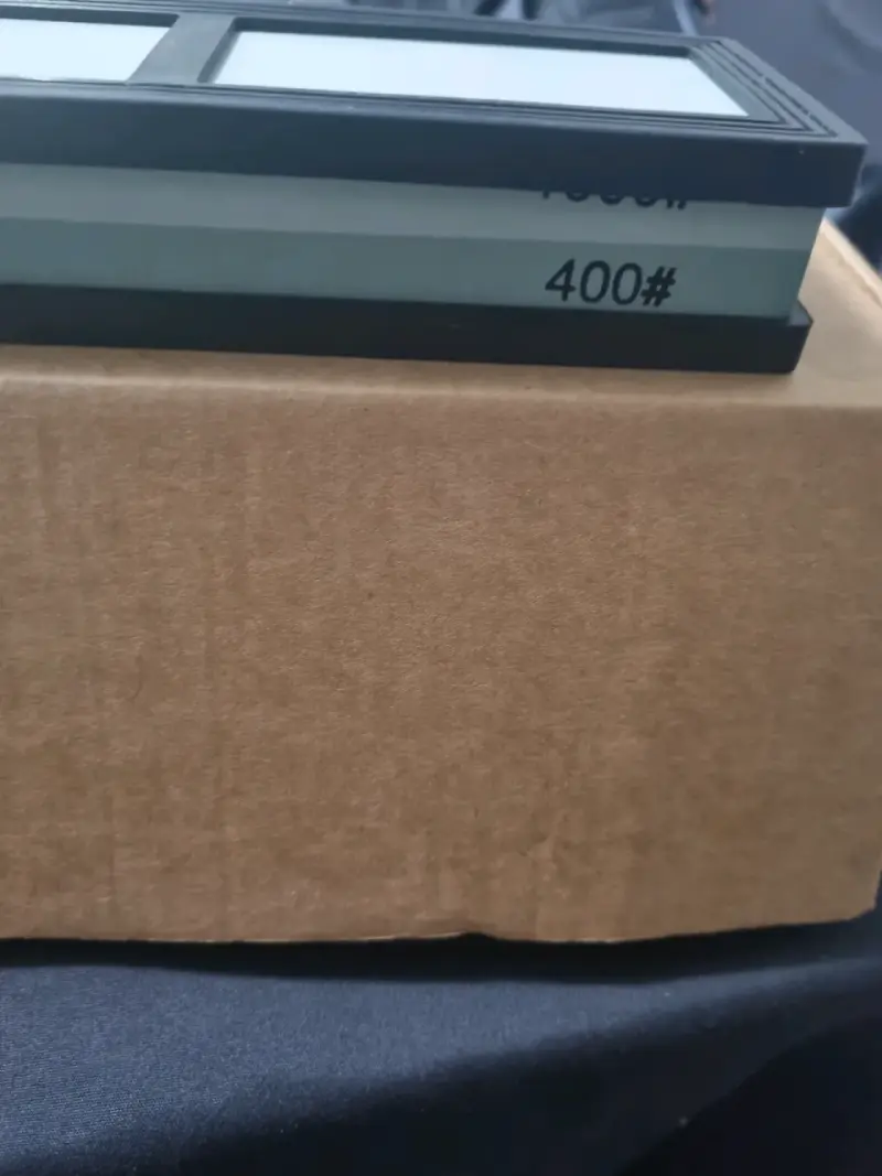 Piedra de afilar doble cara 400/1000 con caja - 5