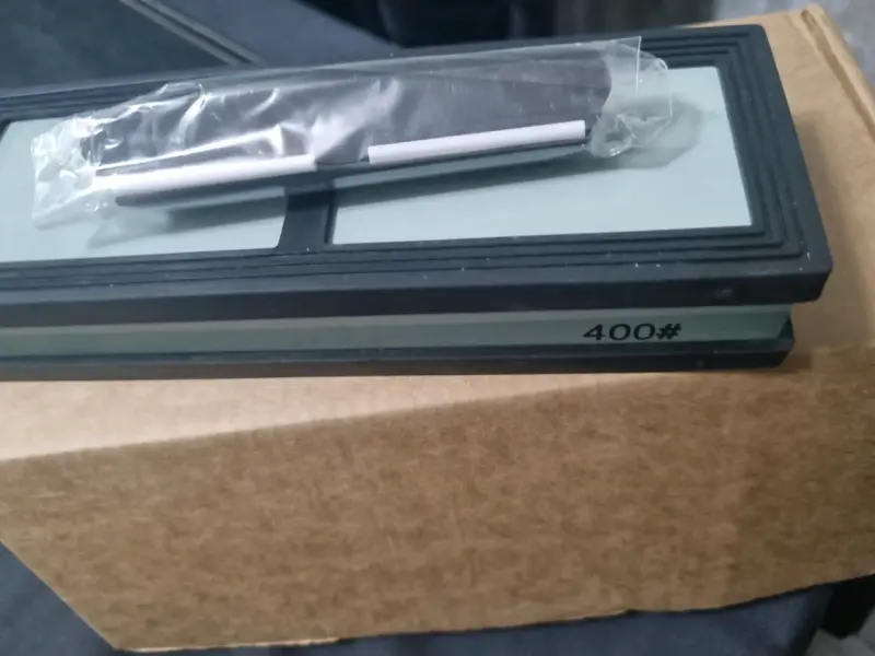 Piedra de afilar doble cara 400/1000 con caja - 7